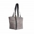 Borbonese borsa spalla shopper 011 stampa Op naturale nero