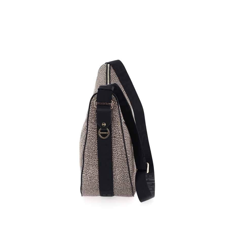 Borbonese Luna Bag Medium Fabric Opnatural color