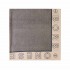 Borbonese maxi scarf OP Logo Outline 1 Chantilly cream Opnatural mixed modal