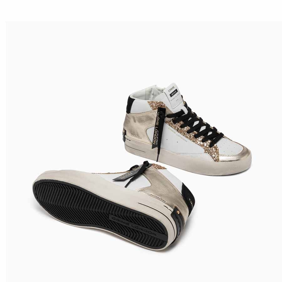Crime London sneakers SK8 Deluxe Mid Way to Glow