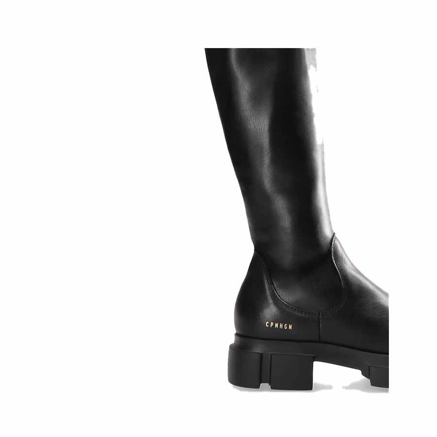 Copenhagen stivali vitello vegano stretch nero