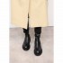 Copenhagen boots calfskin vegan stretch black