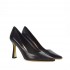 Roberto Festa décolleté Caterine in pelle nero h 10 cm