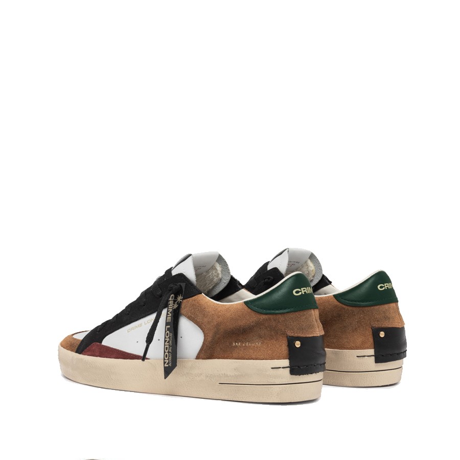 CRIME sneakers uomo SK8 DELUXE KHAKI SHADES
