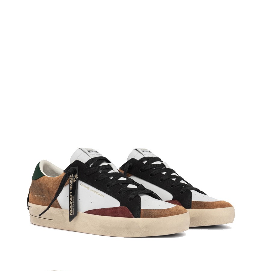 CRIME men's sneakers SK8 DELUXE KHAKI SHADES