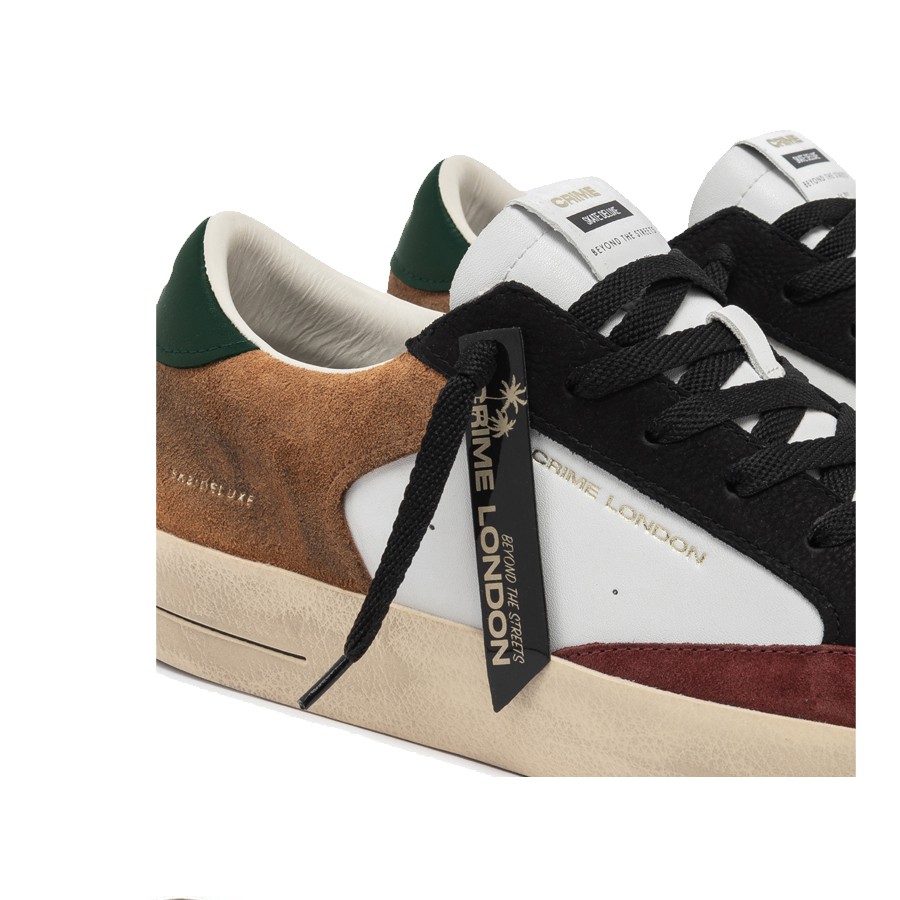 CRIME sneakers uomo SK8 DELUXE KHAKI SHADES