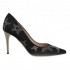 Scarpa donna Deimille tessuto nero decolte stars donna
