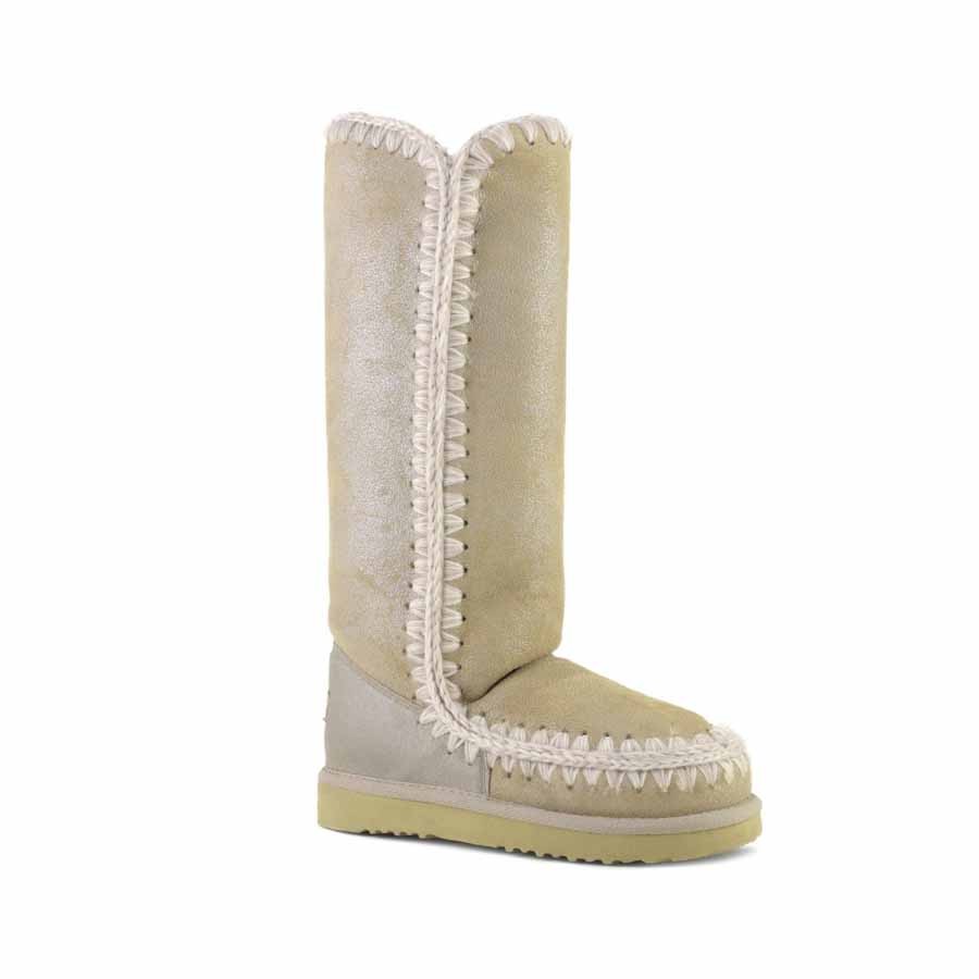 Mou eskimo 40 stivale donna montone stone metallic STME