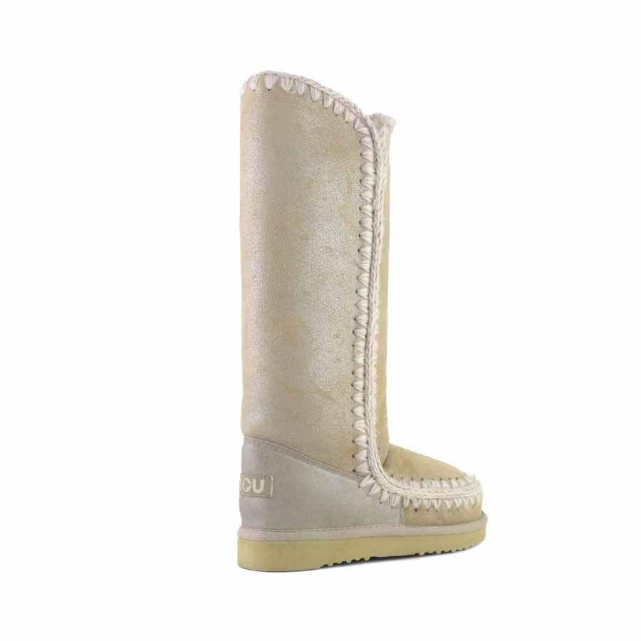 Mou eskimo 40 stivale donna montone stone metallic STME