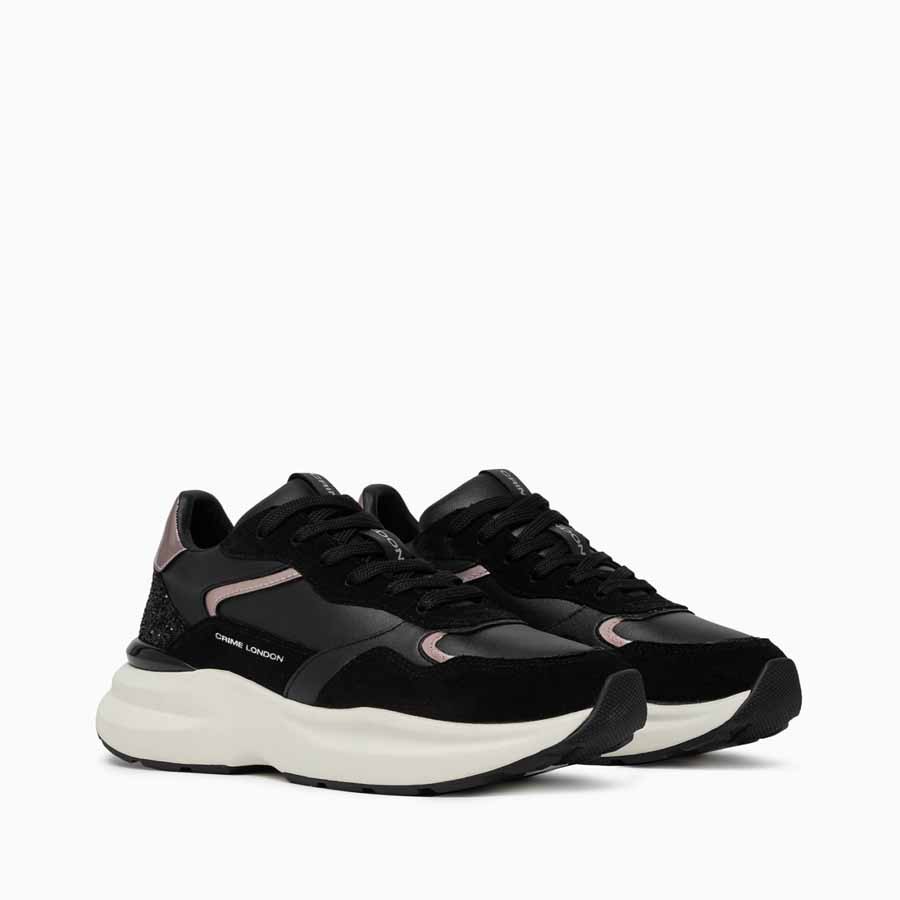 Crime London sneakers Faith black powder