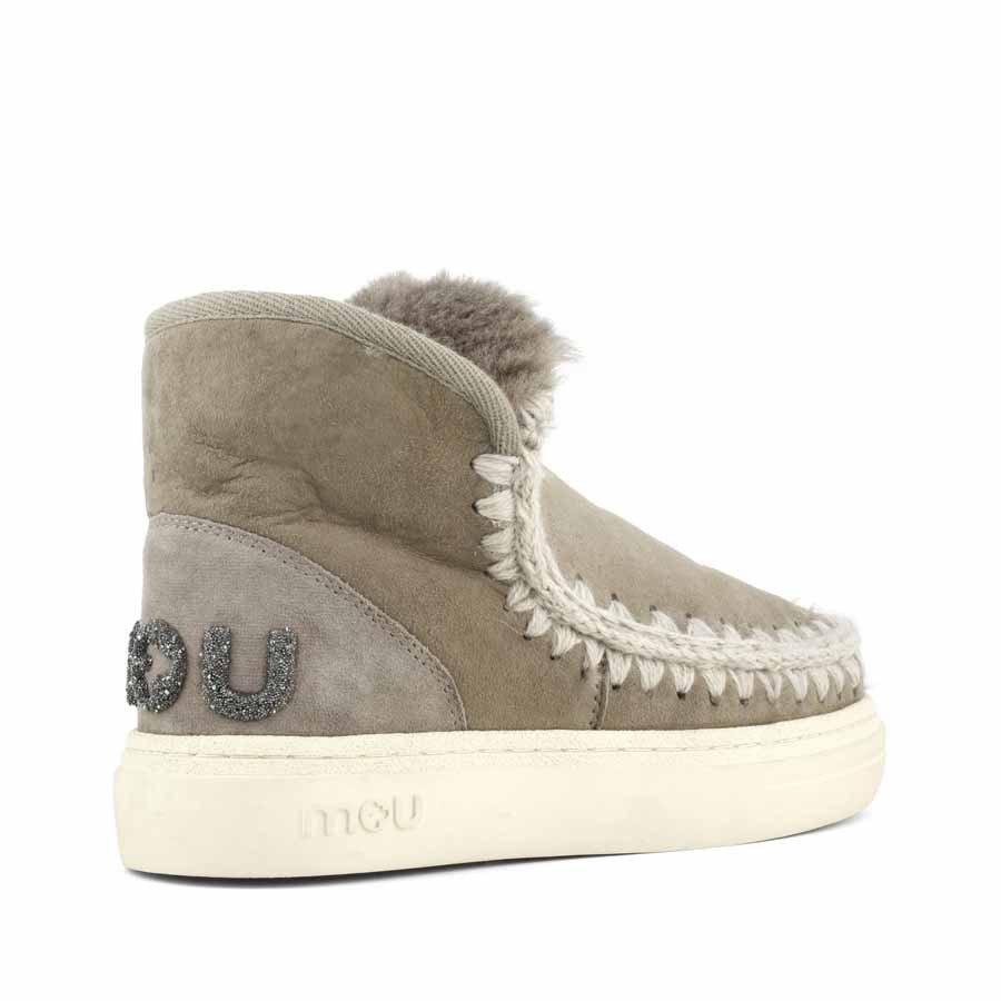 Mou eskimo sneaker Bold glitter logo elefant grey ELGRY