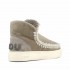 Mou eskimo sneaker Bold glitter logo elefant grey ELGRY