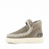 Mou eskimo sneaker Bold glitter logo elefant grey ELGRY