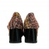 copy of Roberto Festa MAME mary jane décolleté in fabric with patent toe