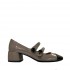 Roberto Festa Decollete' mary jane in future gray with straps
