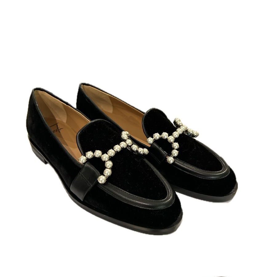Roberto Festa moccasin JOYS in black velvet