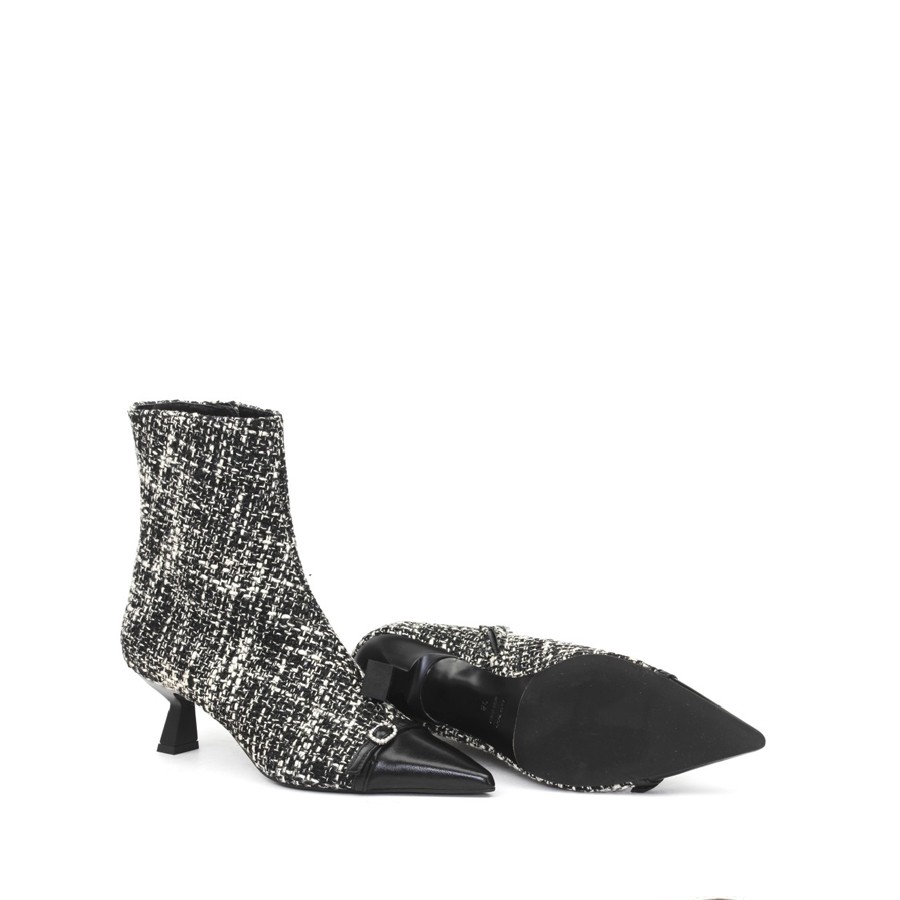 Roberto Festa tweed fabric trunk with THEA buckle