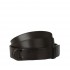 ORCIANI Nobuckle Bull Belt in Leather and brown