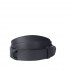 ORCIANI Nobuckle Micron blu Leather Belt