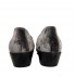 Roberto Festa AXEL gray velvet moccasin with gold accessory