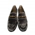 Roberto Festa AXEL gray velvet moccasin with gold accessory