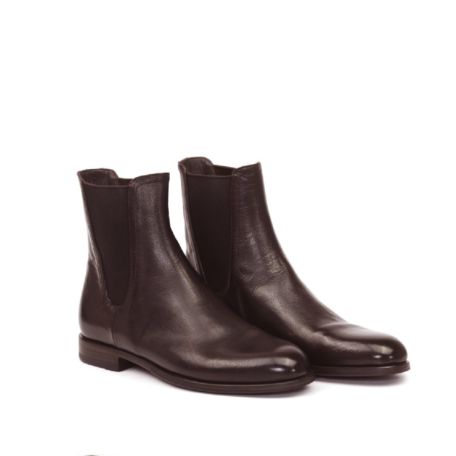 Pantanetti Women's Beatles  in brown leather