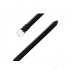 ORCIANI Classic Calf belt in black calfskin 3,5 cm