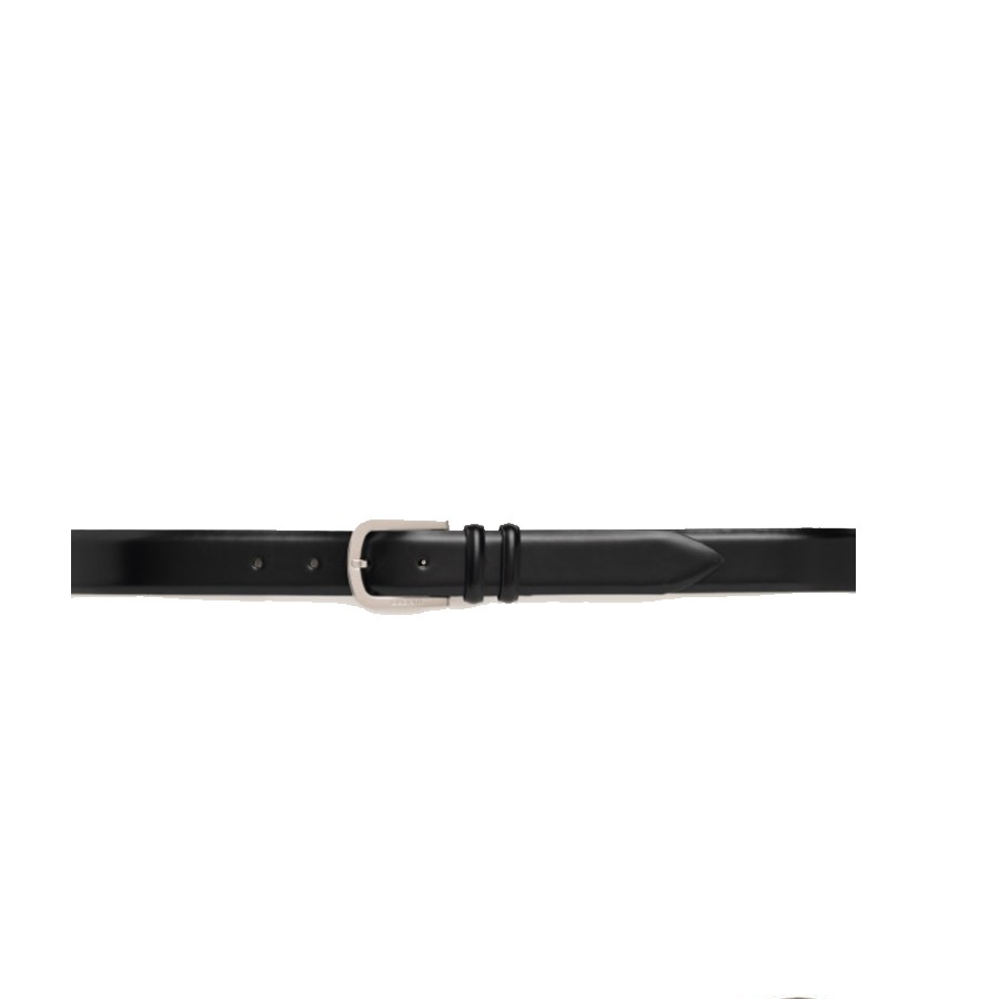 ORCIANI Classic Calf belt in black calfskin 3,5 cm