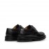FABI UOMO derby con cuciture in pelle nero