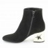 Tronchetto donna Tiffi camoscio color nero tacco stella