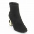 Tronchetto donna Tiffi camoscio color nero tacco stella