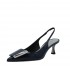 Roberto Festa chanel MEDINA in pelle navy con accessori argento