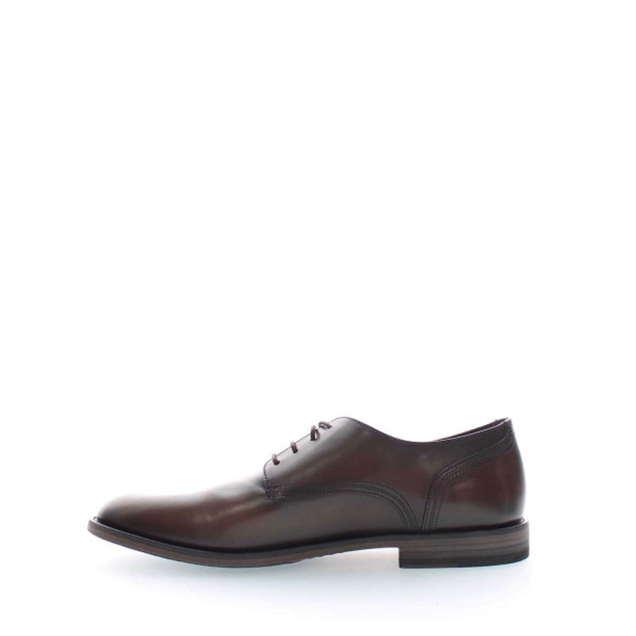 PANTANETTI uomo scarpa allacciata in pelle delavè Fondente