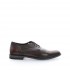 PANTANETTI men's shoe laced in dark delavè leather