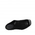 Women's PANTS Black Leather Perforated Sabot