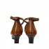 PANTANETTI women's sandal in brown aged leather
