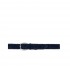 ORCIANI braided belt Suede Plot 3.5 cm navy