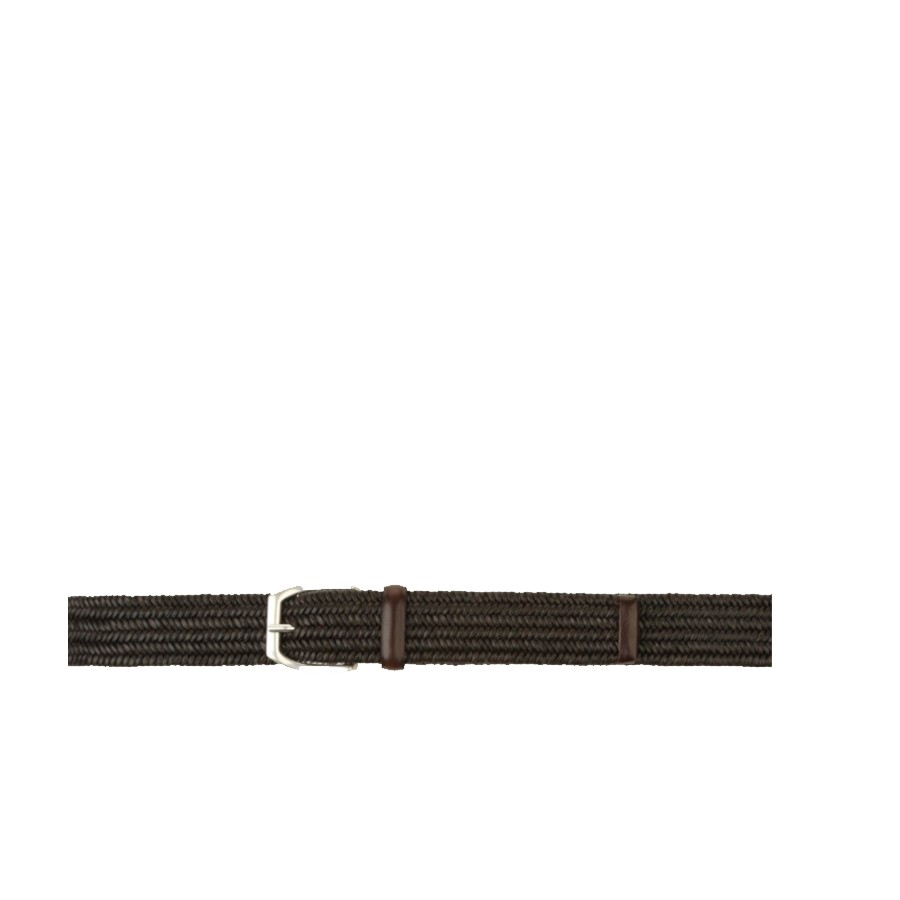 Orciani braided Wide leather belt