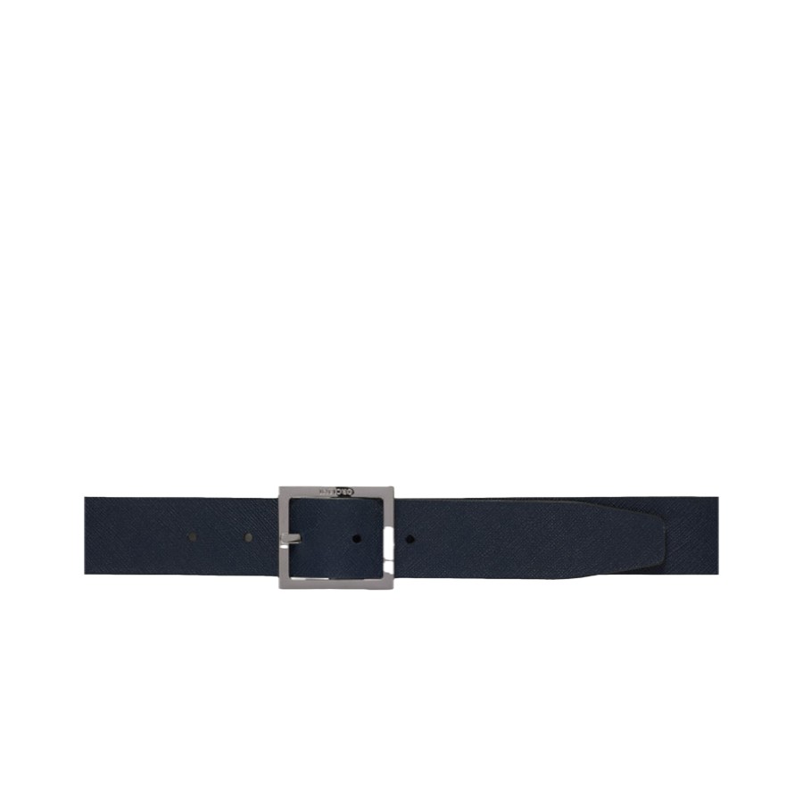 Saffiano Double reversible belt in leather 3.5