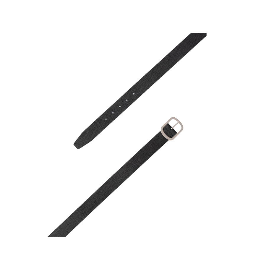 Reversible dollar double leather belt