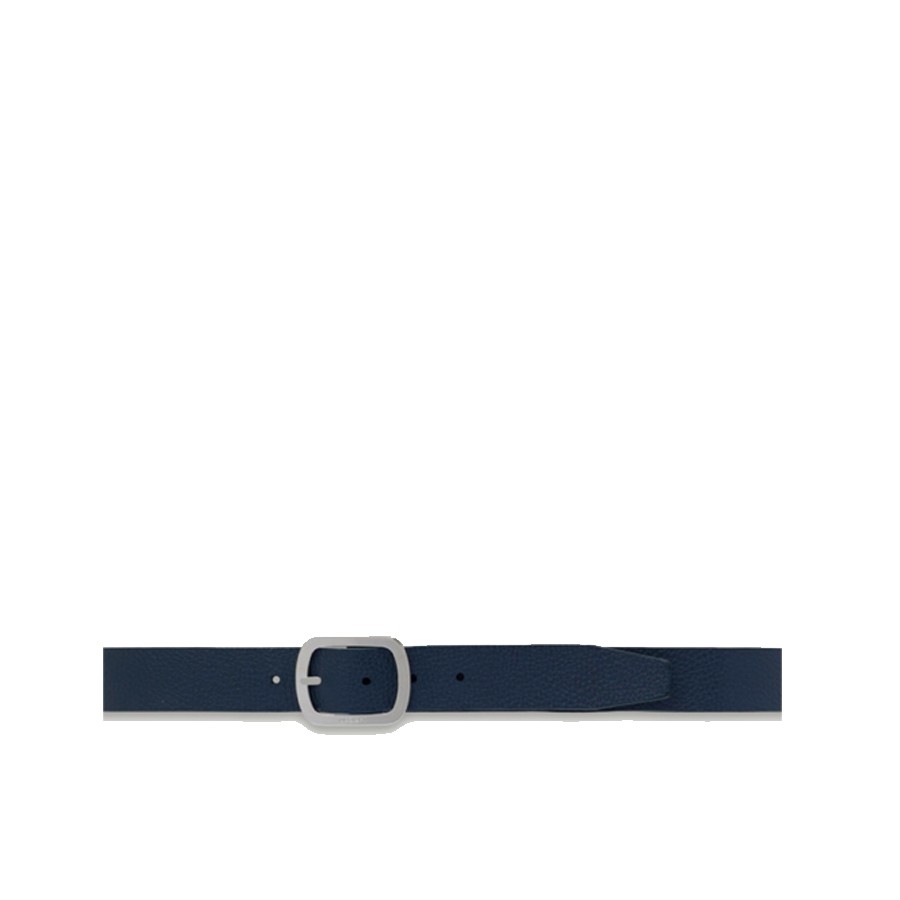 Reversible dollar double leather belt