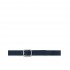 Reversible dollar double leather belt