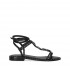 Ash PANNY Sandalo donna fasce con pietre nero