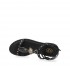 Ash PANNY Sandalo donna fasce con pietre nero
