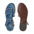 Ash Precious Sandalo blue  con  Borchie oro
