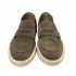 PANTANETTI uomo scarpa slip-on  in camoscio tortora