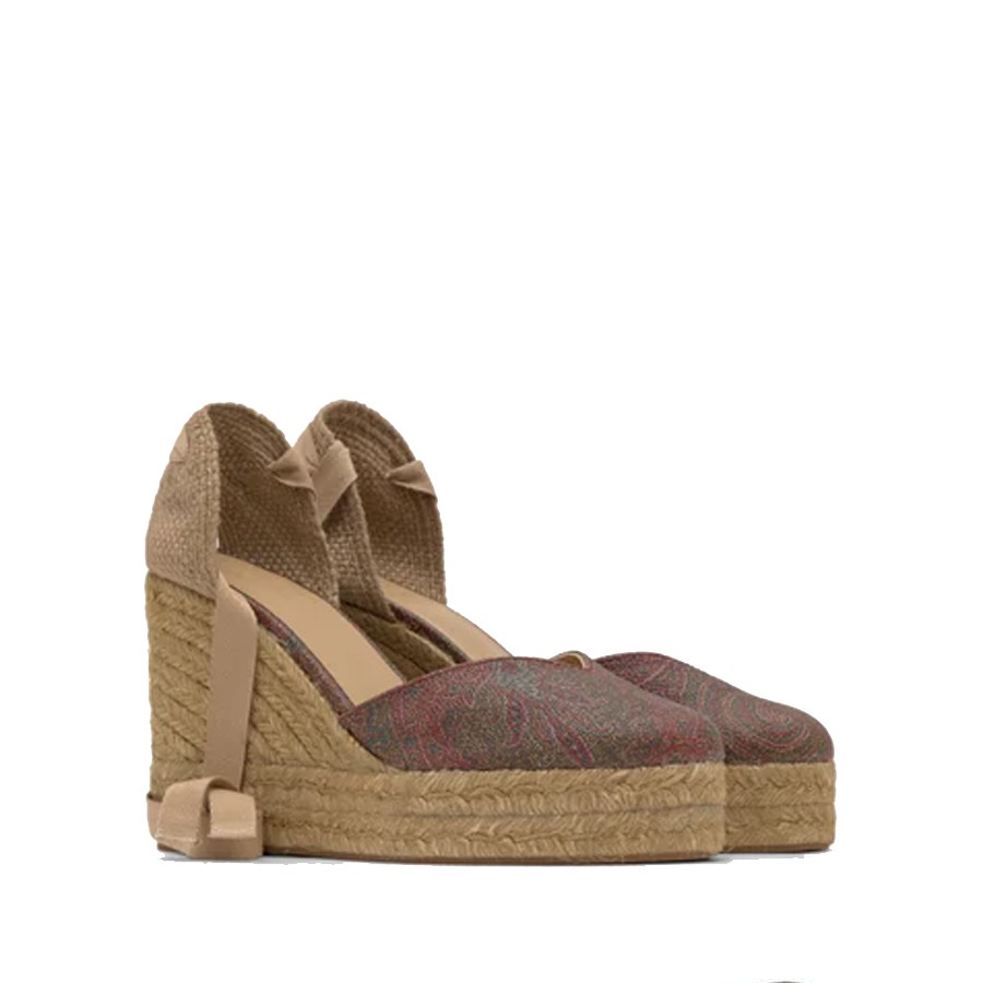 Castañer wedge CHIARA/ETRO in leather