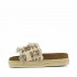 Mou Monoband rope sandal fringes beige