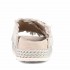 Mou sandalo Rope bio sandal Criss-cross recycled canvas beige