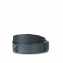 ORCIANI Nobuckle Bull leather and fabric belt